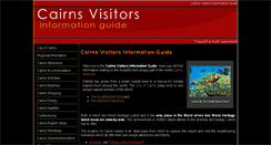 Desktop Screenshot of cairnsweb.com.au