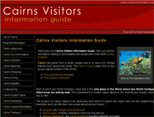 Tablet Screenshot of cairnsweb.com.au